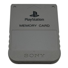Sony PlayStation 1/2 PS1/2, PS 2 Speicherkarte Memory Card  1MB, Grau SCPH 1020