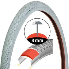 Retro Fahrrad-Reifen Grau 28" 28 x 1,75 Zoll ETRTO 47-622 Fahrrad-Decke Mantel