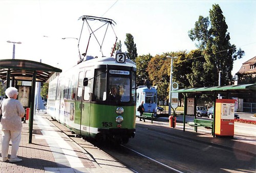 Foto tram halberstadt - tram, hst.
