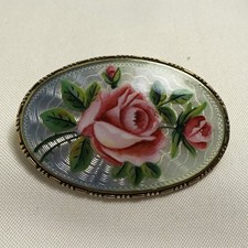 Jugendstil Emaile Brosche 935