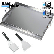 Edelstahl Grillplatte 54x41 cm