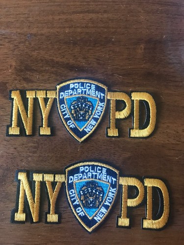 Stoffabzeichen nypd new york - -,
