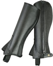 Premium leder half chaps - premium,