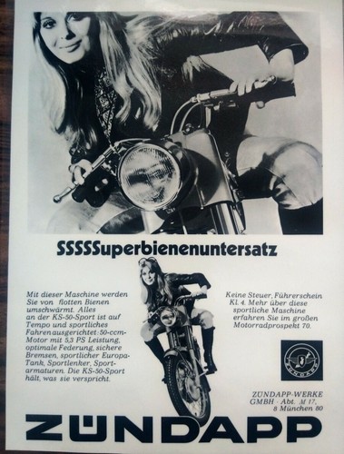 Zündapp sport werbung - 50,