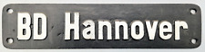 Lokschild BD Hannover -