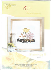 Kreuzstich Zählmuster, Eleganz II, UB Design Stickvorlage, DMC, Anchor, V + H