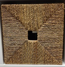 Ikea Knipsa Korb Seegras natur Kallax Kompatibel Aufbewahrung Box 32x33x32