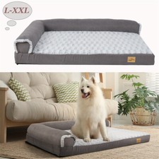Orthopädisches Hundebett XXL Hundesofa Schlafplatz plüsch Hundematratze Waschbar