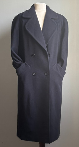 Woll trenchcoat lang 14 - woll,