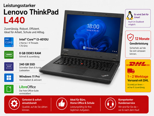 Lenovo thinkpad l440 - thinkpad, i3