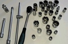 HAZET Remscheid Knarre u. Steckschlüsselsatz 1/2 Zoll  30 Tlg. Nüsse von 8 -32