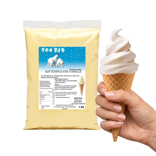 Icebär softeis pulver - icebär, vanille