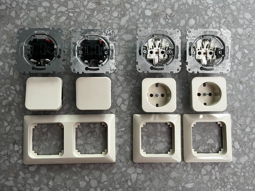 Merten system cremeweiß - system, m