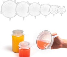 6 Stück Silikondeckel