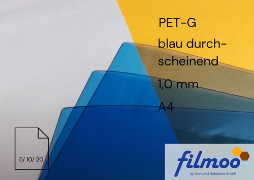 Pet 1 0 mm - mm, blau