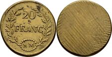 Italien 20 Franc Münzgewicht Napoleon I.,  22 mm/ 6,5 g Original Münze #TKS388