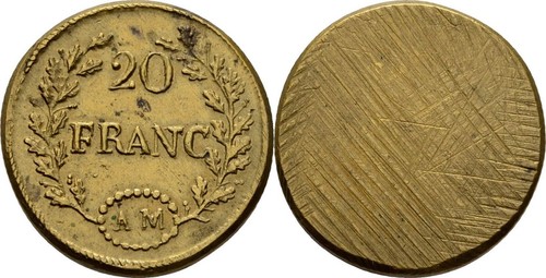 Italien franc münzgewicht - 20,