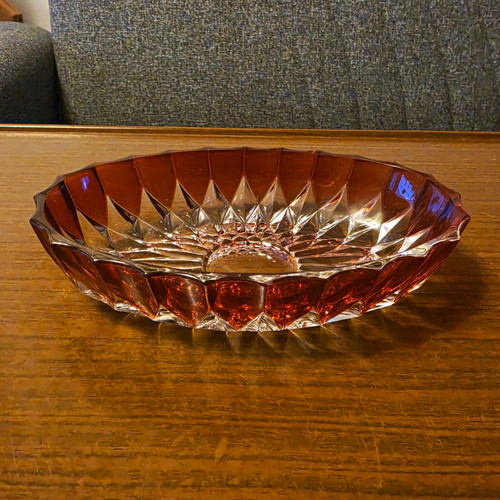 Ovale glas servierschale - ovale, glas-servierschale