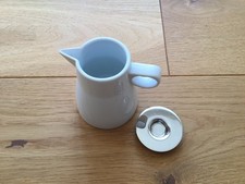 WMF Barista Porzellan Sahnekännchen Milchkännchen weiß mit Edelstahldeckel