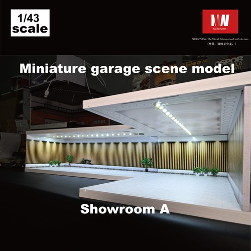 Diorama diecast garage - diorama,