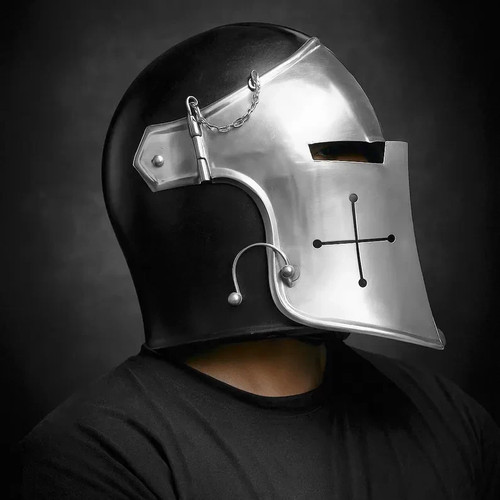 Barbuta krieger helm - helm,