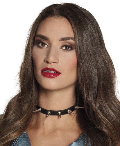 Halsband spike punk - halsband,
