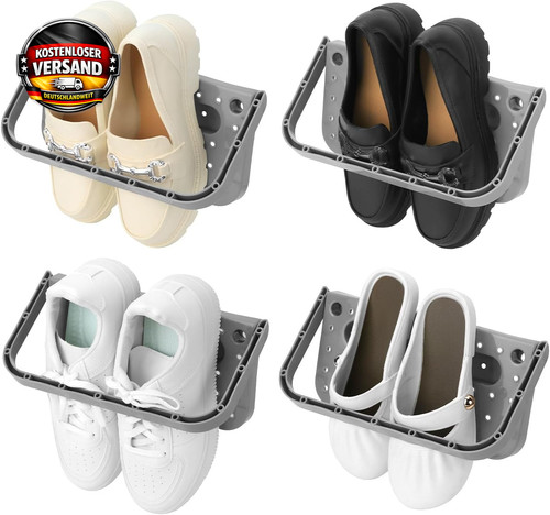 Schuhregal wandmontage set - schuhregal,