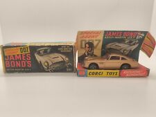 JAMES BOND 007 ASTON MARTIN DB5 GOLD CORGI TOYS 261 GT BRITAIN VON 1965 OVP BOX
