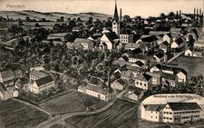 AK GRUSS AUS PÖRNDORF ALDERSBACH PASSAU HANDLUNG v J. SCHARTNER 2 BILD 1921