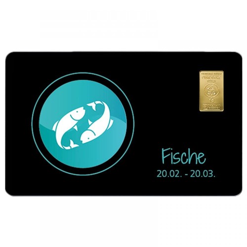 Goldbarren geschenk - 1g,