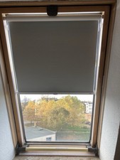 Dachfensterrollo Weiß Verdunkelung Sichtschutz Sonnenschutz