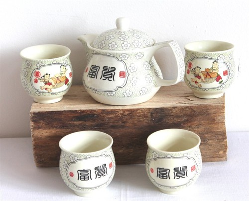 507 asiatisches teeset - asiatisches,