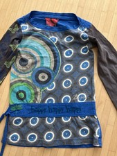 Desigual 5/6 Jahre 116 Shirt Langarmshirt T-Shirt Mädchen, Hingucker