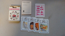 DDR-Kartenspiel " Geschichte der Lokomotiven " Lehrquartett