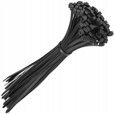 100x Schwarze Kabelbinder