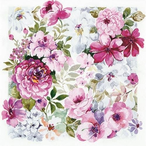 Servietten blumen grand - 20,