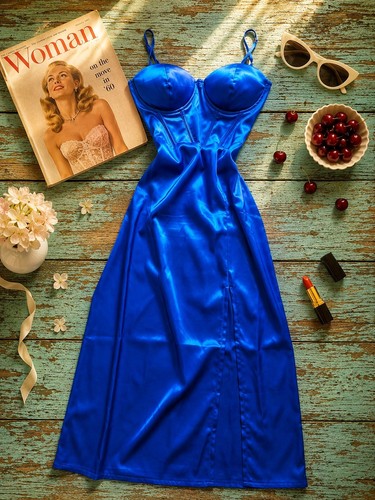 Designer satin pinup - designer,
