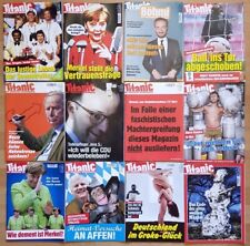 12x Titanic 2018 Satiremagazin endgültig Jahrgang komplett Zeitschrift Merkel