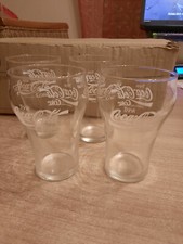 Coca Cola 4 Gläser 0,3 l Gastro Coca-Cola Premixbecher Trink Coca Cola Coke