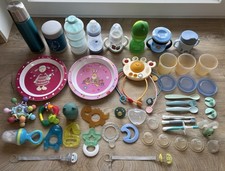 Baby Ausstattung Set Flaschen Beißringe Isoflasche