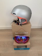 ALPINA Ski Helm Mit Skibrille Erwachsene Neu Größe 53-57 cm Neupreis 250 Euro