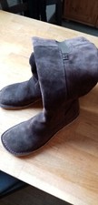 BON'A PARTE STIEFEL WILDLEDER DUNKELBRAUN KREPPSOHLE GR.  38