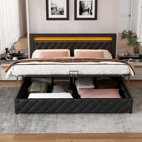 Polsterbett kunstlederbett - polsterbett,