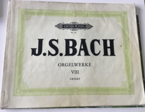 Bach orgelwerke viii - j.s.,