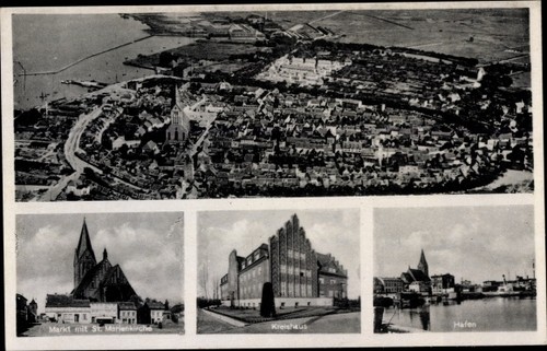 Barth der ostsee markt - ak,