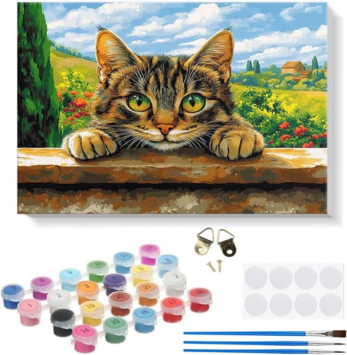 Ricuved diy katze malen nach - katze,