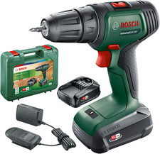 Bosch Akkuschrauber Universaldrill 18V (2 Akkus, 18 Volt System, Im Koffer)