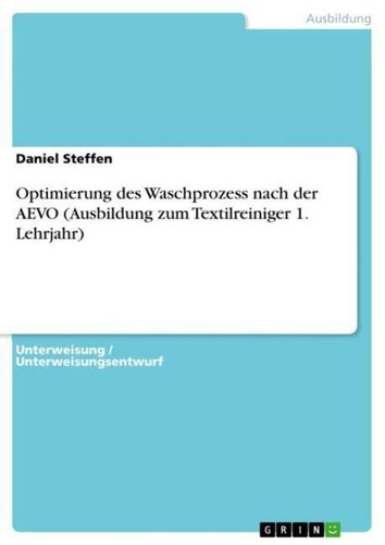 Optimierung des waschprozess - optimierung,