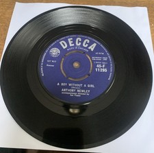 ANTHONY NEWLEY - Strawberry Fair / A Boy Withou Single Schallplatte 7“  ( Decca)