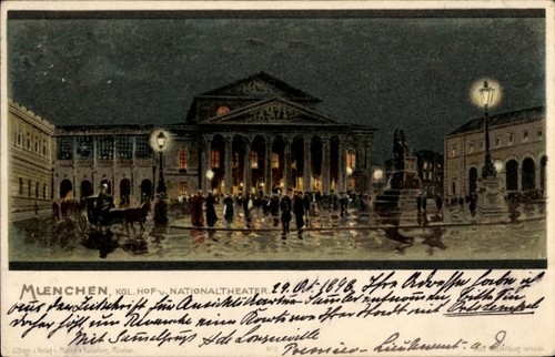 Litho münchen königliches - münchen,,